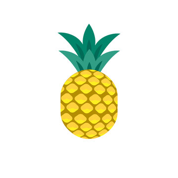 Pineapple cartoon yellow illustration cute