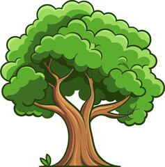 Stylized Tree Vector GraphicsVector Trees in Sketch Style