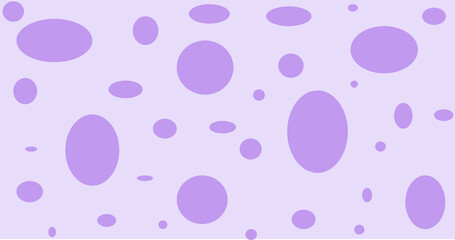 illustration abstraction pink circles chaotically on a pink background