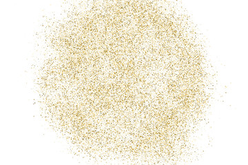 Gold Vector Texture Pattern on White Background. Light Golden Confetti. Yellow Illustration Backdrop. Design Element.