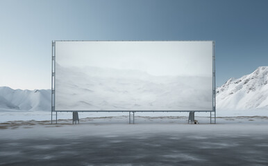 Wall-mounted billboard