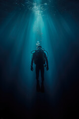 Fototapeta premium Enchanting Dive: Miniature Beauty Below