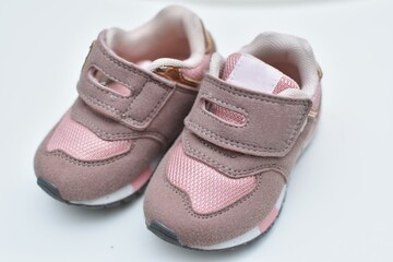 baby pink sneakers for little girl