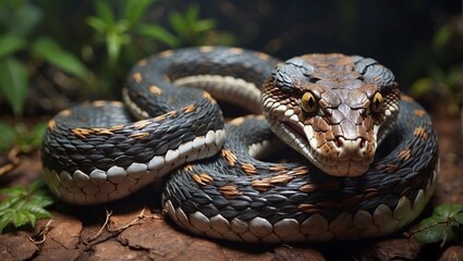 Fototapeta premium close up of a snake