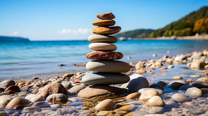 Feng Shui and Zen with a stack of stones