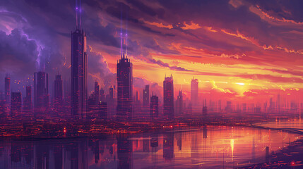 Retro Future City