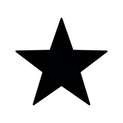 star icon, black symbol, star vector sign - obrazy, fototapety, plakaty