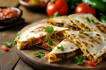Melty Meshup Magic: Cheeseburger Quesadilla - A Fusion of Juicy Burgers and Zesty Quesadillas for Flavor Explosion