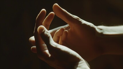 Close up of a person's hands holding an object. Versatile image suitable for various contexts - Powered by Adobe