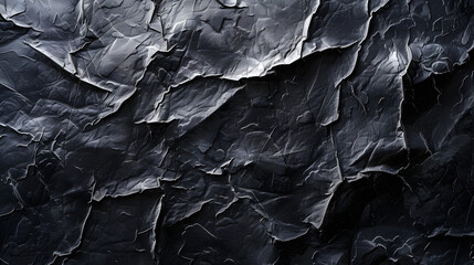 Majestic Black and White Close-Up of Rocky Cliff