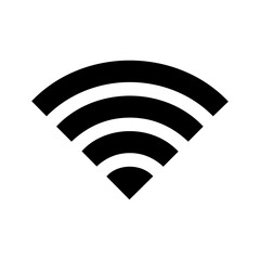 wifi vector sign, wireless internet sign, isolated