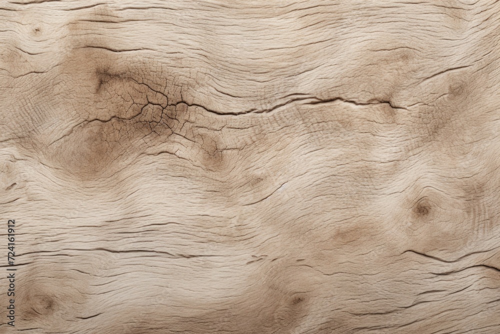 Poster a detailed close-up view of the texture of a piece of wood. can be used as a background or for desig