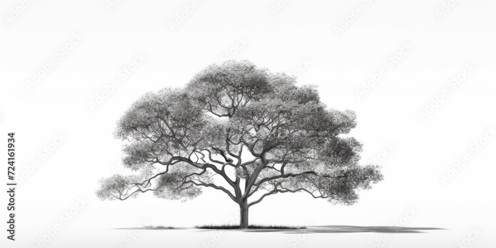 Poster a black and white photo of a tree. suitable for various creative projects