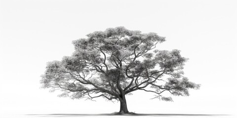 A black and white photo of a tree. Suitable for various creative projects