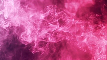 A close-up view of swirling red and pink smoke. Perfect for adding a vibrant and ethereal touch to your creative projects
