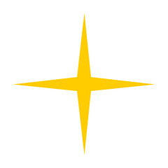 Sparkle star vector icon