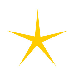 Sparkle star vector icon