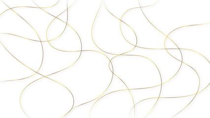 . Decorative pattern with tangled curved lines. Random chaotic lines abstract geometric pattern vector background.