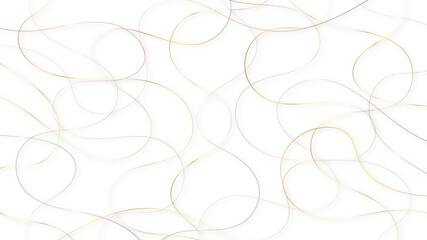 Colorful random pattern line stroke on a transparent background. Decorative pattern with tangled curved lines. Random chaotic lines abstract geometric pattern vector background.	
