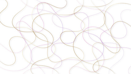 Colorful random pattern line stroke on a transparent background. Decorative pattern with tangled curved lines. Random chaotic lines abstract geometric pattern vector background.	
