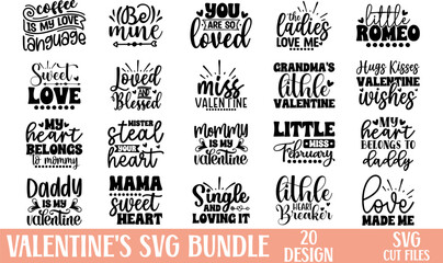 Valentine's Day SVG Bundle