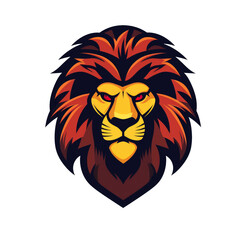 Obraz premium illustration of a lion mascot Isolated