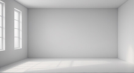 Fototapeta premium empty room with wall
