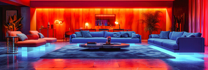 Futuristic furniture generative ai 