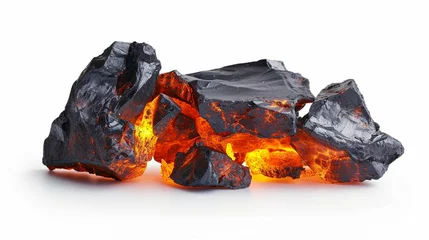  Piece of smoldering coal as a background closeup, piece of coal as a background, coal background, coal banner, coal closeup, smoldering coal ads © MH