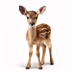 a baby deer with large ears