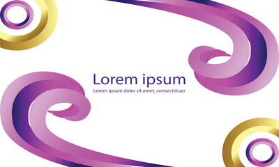 vector colorful  gradient background wave line  modern abstract design  for posters Vector illustration