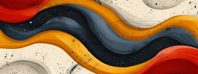 Fluid Dreams: A Captivating Wall Mural of Mesmerizing Waves