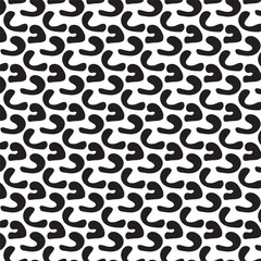 Abstract simple pattern design, geometric pattern shape with leaf, round vector template 