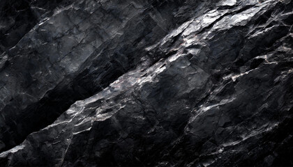 Black abstract background. gradient rock texture. Black stone background with copy space for design.	
