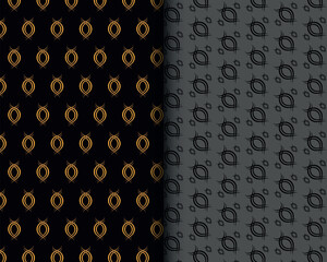 Modern vector dark background with geometric pattern.