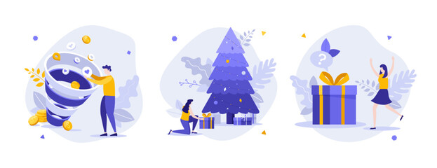 Set Of Business Characters Concepts