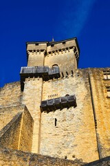 defense tower of the châteu de castelnaud