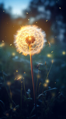 beautiful of dandelion flower background and wallpapers