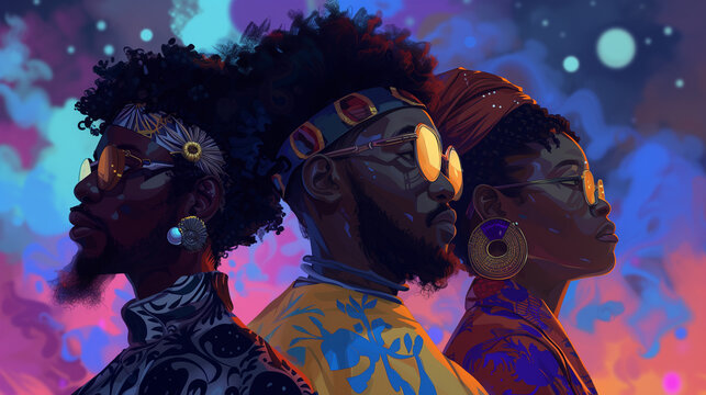 Afrofuturist bipoc dramatic