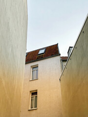 Fototapeta na wymiar Modern apartment building in Wismar, Germany