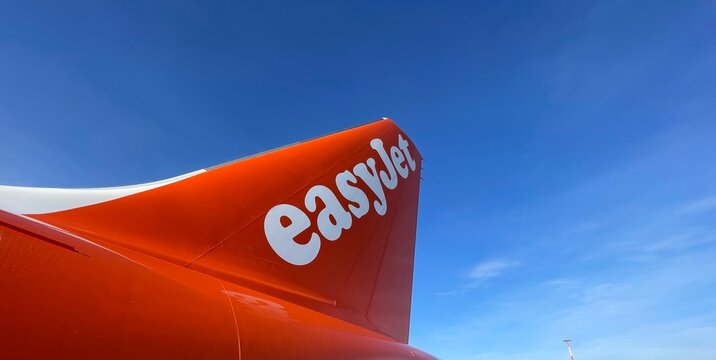 banni&egrave;re easyjet A320 arri&egrave;re