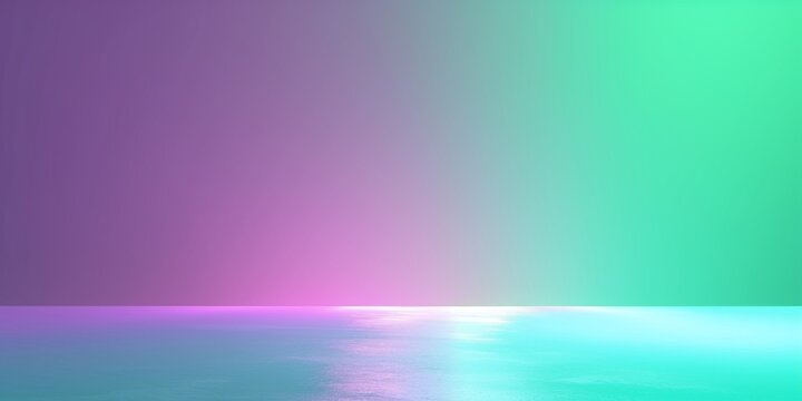 Purple Blue Gradient Vibrant Dreamy abstract Background. Sunrise, Sunset, Sky, Water Color Overlay Neon Design Element.  - Powered by Adobe