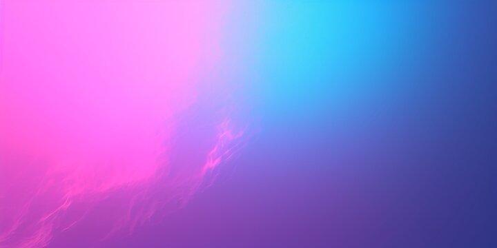 Purple Blue Gradient Vibrant Dreamy abstract Background. Sunrise, Sunset, Sky, Water Color Overlay Neon Design Element. 