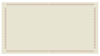 Decorative ornamental frame