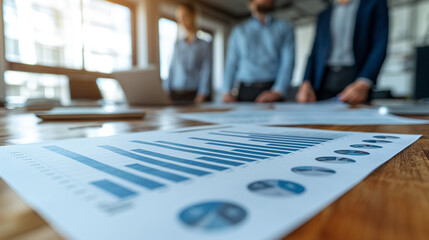 Detailed business planning session with vibrant graphs on screen, demonstrating corporate strategy, market analysis, and business development concepts