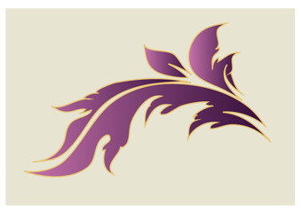 abstract floral design