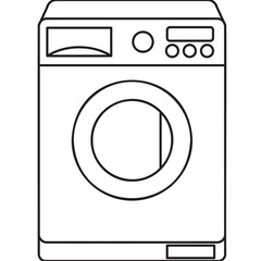 wash machine outline