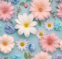 Field Flowers, Photo Wallpaper