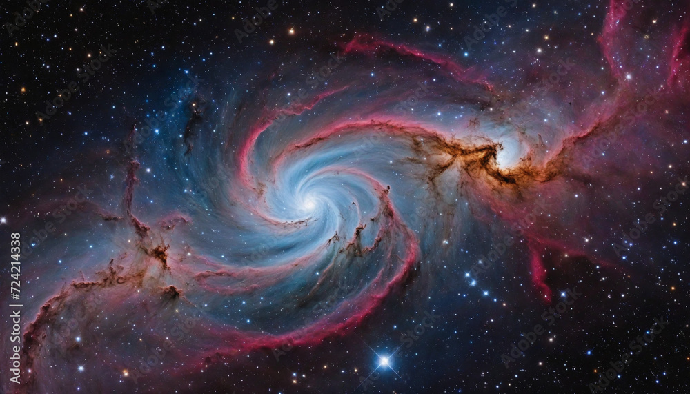 Canvas Prints cosmic galactic nebula texture. vibrant colors and swirling patterns. distant nebulaic texture. abst