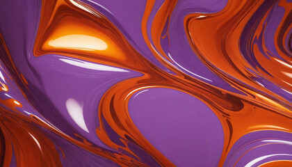 abstract smooth purple orange liquid glass background